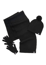 FC St. Pauli - Totenkopf, M�tze-Schal-Handschuheset